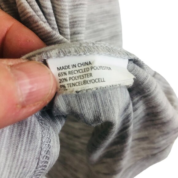 prAna Women's Everett Top Sz Medium Soft Spun Short Sleeve Gray Athleisure - Picture 4 of 7